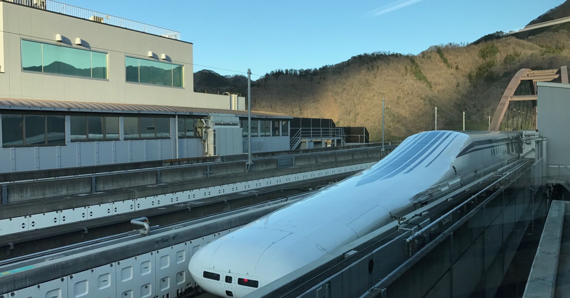 The maglev in Yamanashi.